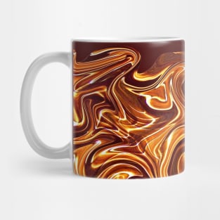 Abstract Fluid Golden Texture Mug